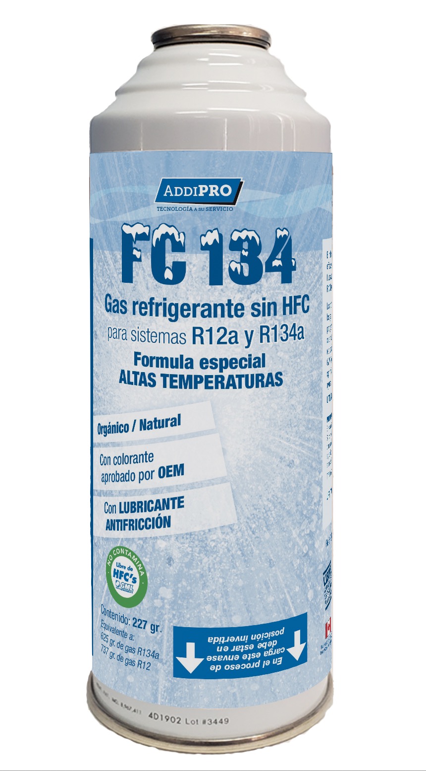 Gas Refrigerante HC (SIN HFC´s). Formula especial para altas