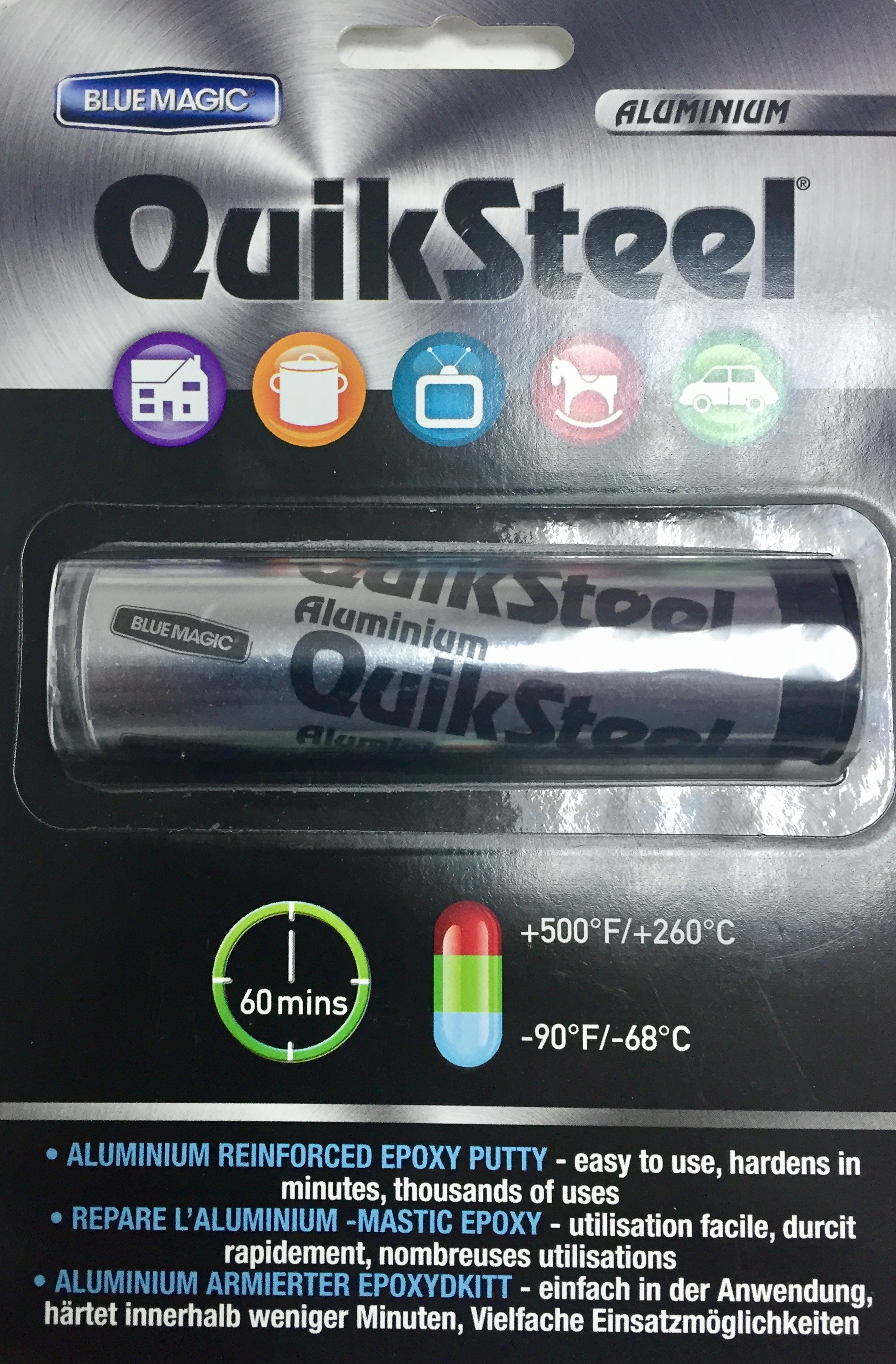 QuikSteel Aluminio, Soldadura en frio